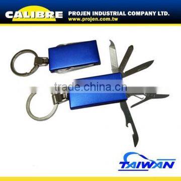 CALIBRE Promotional gift keyring mini tools keychain multi Knife tool