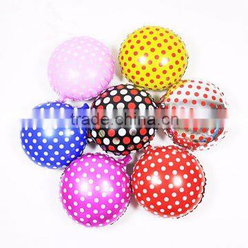 small polka dot balloon the party balloon Candy dot foil balloon aluminum decoration balloon