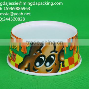 Disposable custom logo paper bowl for rice