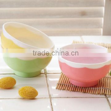 Plastic baby feeding bowl