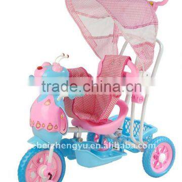 Zhengyu beautiful baby tricycle stroller