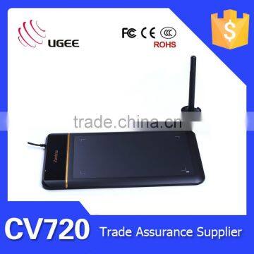 UGEE CV720 PS Graphics Tablets for Drawing with Wireless Digital Pen