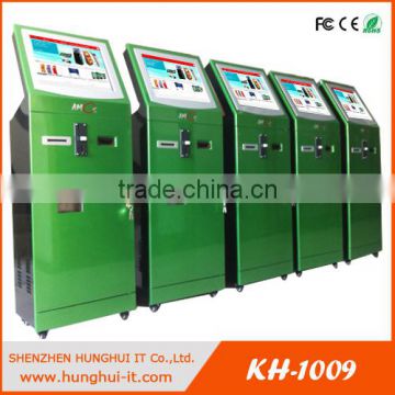 Restaurant Removable Kiosk,Payment Machine With Wheels,Bill Payment Kiosk WIth Coin Hopper