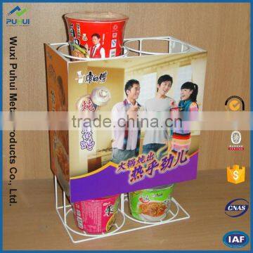 made in china wire snack display rack snack cross