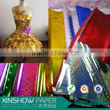 50cm*70cm laser Holograghic pp shrink film