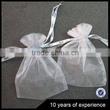 Factory Sale Top Quality excellent quality cosmetic drawstring pouches organza bag for sale