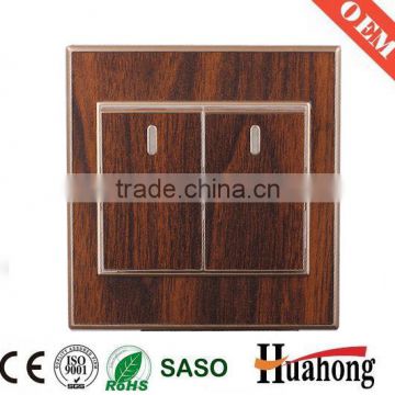 Wood wall switch for Villa and hotel