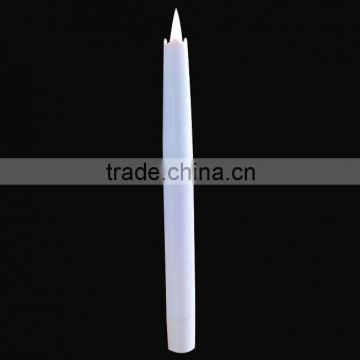 Church use white electrical religious taper flameless led flicker candles