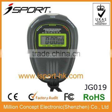 Large LCD display waterproof split stopwatch