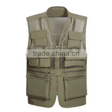 Sleeveless for men fishing vest