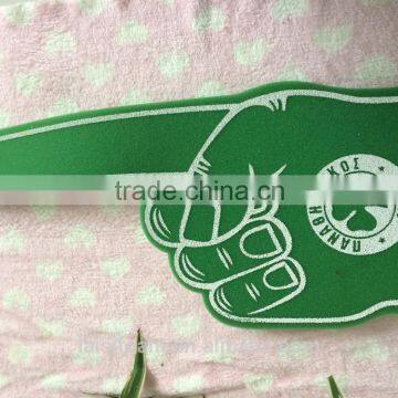 printed sponge hand foam finger sponge palm for game cheering LS-F-009-A