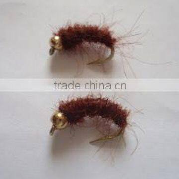Harr goldhead brown (Nymph trout flies)
