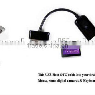 USB OTG Cable For Samsung Galaxy Tab 10.1 P7510 P7500 Galaxy Note 10.1 N8000 N8010 For P3110 Connection Adapte