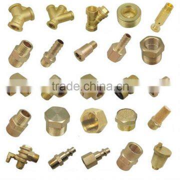 Brass mechanical fitting and connector