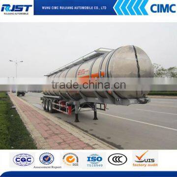 CIMC 50m3 Aluminium Alloy Fuel Tank Semi-trailer photo-3