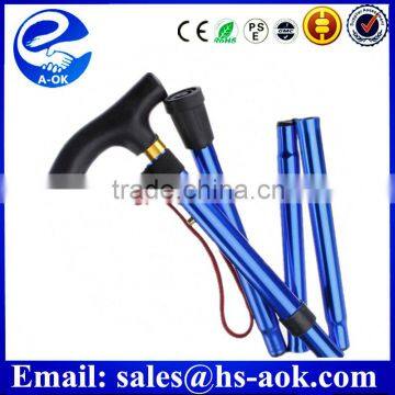 A-OK Aluminum Folding Height Adjustable Walking Sticks Canes