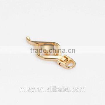 Special Design Shape Gold Zipper Puller Bag Accessory Brightness B1-80003 photo-2