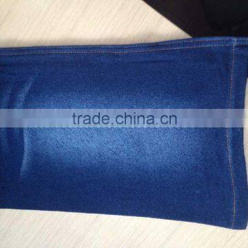Indigo Knit Denim Fabric:300gsm 87%cotton 13%polyester From Changzhou China photo-3