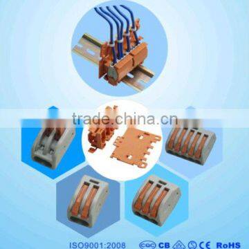 directly factory micro fit connector wago splicing wire connectors with orange levers in large stock hot sale in Europe