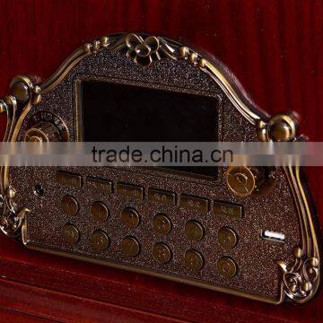 The Hotel With Antique Solid Wood Phonograph Have Bluetooth and USB Recording Machine photo-6