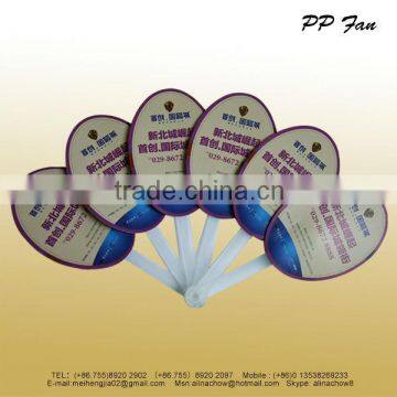 7 folding plastic hand fan for summer