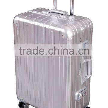 Aluminum Trolley Luggage with spinner wheels
