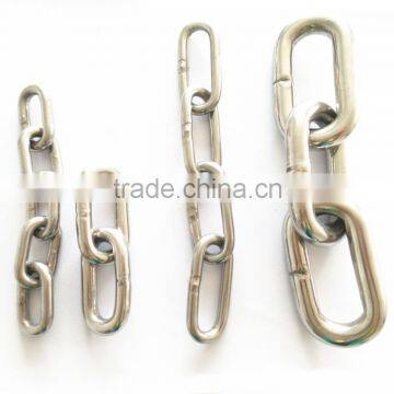 SUS 304 316 Stainless Steel Link Chain,Japanese Standard High Strength Link chain