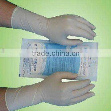 Lightly Powdered Latex Sterile Surgical Gloves