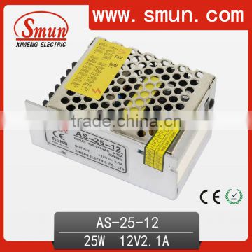 25W 12V Small Size LED Driver For LED Strips AS-25-12                        
                                                Quality Choice