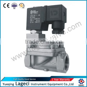 Pilot piston type solenoid valve