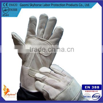 High temperature resistant cow leather gloves