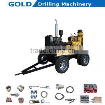 Wheel Mounted Rotary Drilling Water Well Drilling Rig, Core Drilling Rig, Mineral Drilling Rig