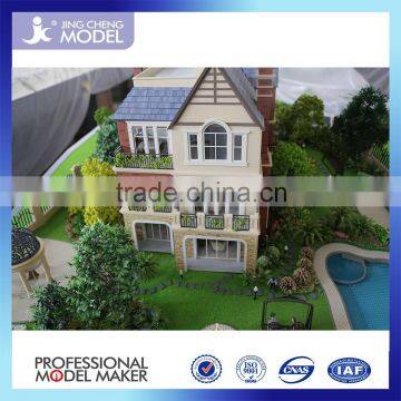 Physical / Architectural model of residential villa building