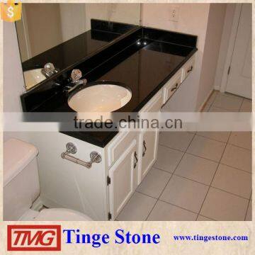 High Quality OEM Black Galaxy Granite Bath Top