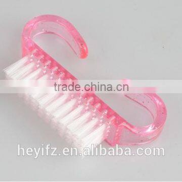 Hot Sell Multi-Color Ox Horn Shaped Nail Cleaning Brush photo-3