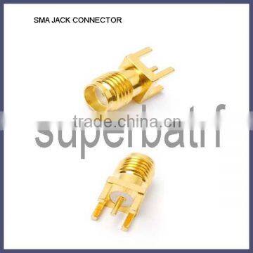 SMA female pcb mount connector rf terminal