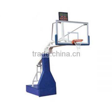 Deluxe movable adjustable portable basketball hoop stand