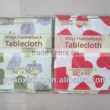 vinyl flannel backed tablecloth