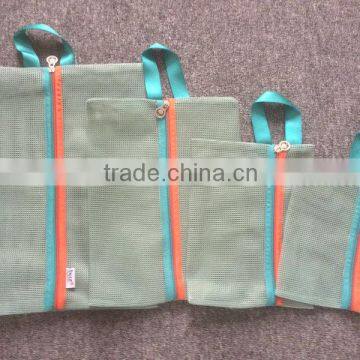 2015 wholesale drawstring nylon laundry bag