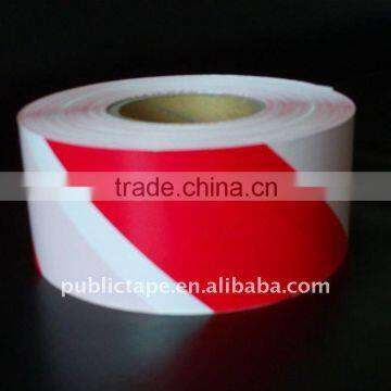 barricade warning tape road block adhesive tape white&red color