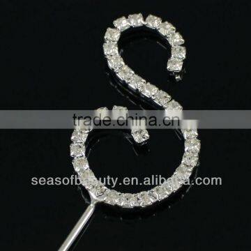 High Quality Shining Birthday Rhinestone Cake Topper Wholesale