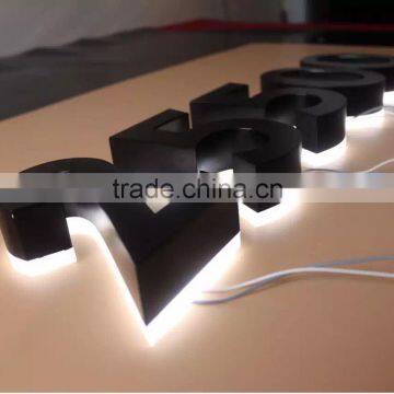 Custom good quality digit led backlit letter sign