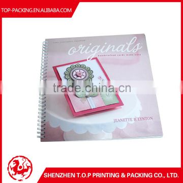 custom made high quality YO rings book printing service for handcraft art