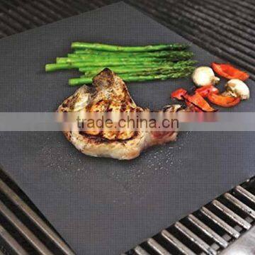 PTFE (PFOA FREE) Fire Retardant Non-stick BBQ Grill Mat Hotplate Liner 13''x15.75'' photo-2