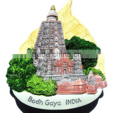 3D polyresin souvenir India,custom fridge magnet