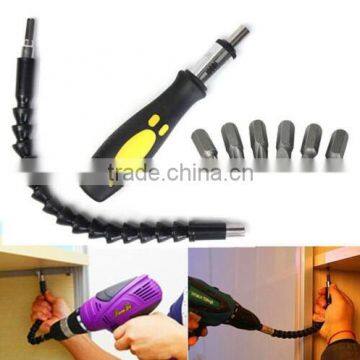 As Seen On TV Flexible Drilling Kit Snake Bit Drill Extender photo-6