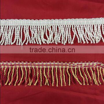 2015 Wholesale brush bullion fringes and trims used for sofa decor