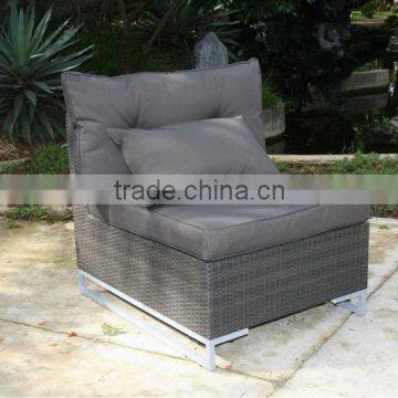 8mm Flat Wicker Sofa Chair and Nice comfortable Cushion Set / High Feet Sofa Set with nicc cushion set