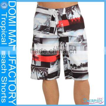 Domi sex iamge tropical style peach skin and not fade fashion beach shorts
