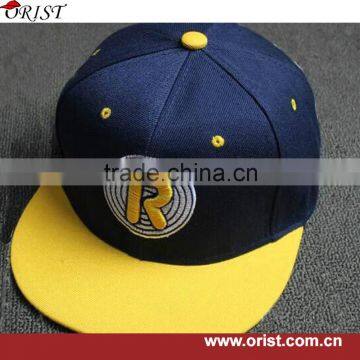 custom hip tap snapback flat caps with embroidery logo